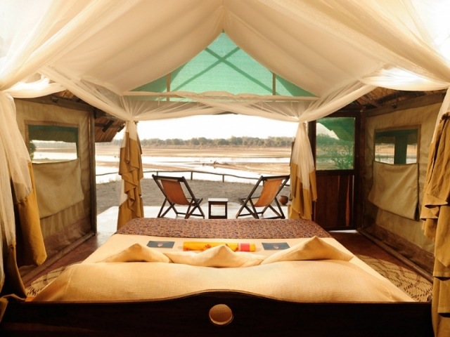 Kakuli-Bush-Camp-on-the-river-banky-Norman-Carr-Safaris-Zambia