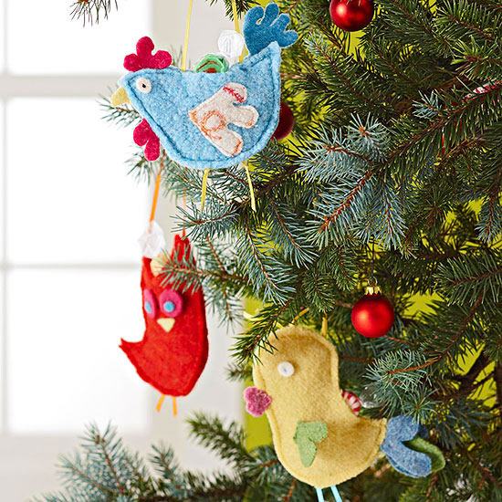 vyrobte si vlastnú výzdobu vianočného stromčeka filc sova kura vyrobte si vlastnú výzdobu vianočného stromčeka filc sova kura