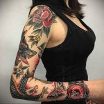 Fotografija elegantne tetovaže 07/07/2020 №026 -šik tetovaže-