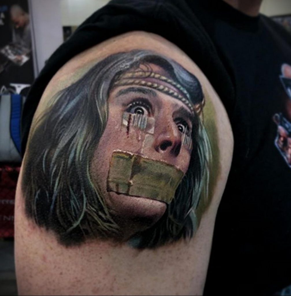 Zdjęcie tatuażu wykonane podczas konwencji tatuażu GOLDEN STATE TATTOO EXPO 2020 7