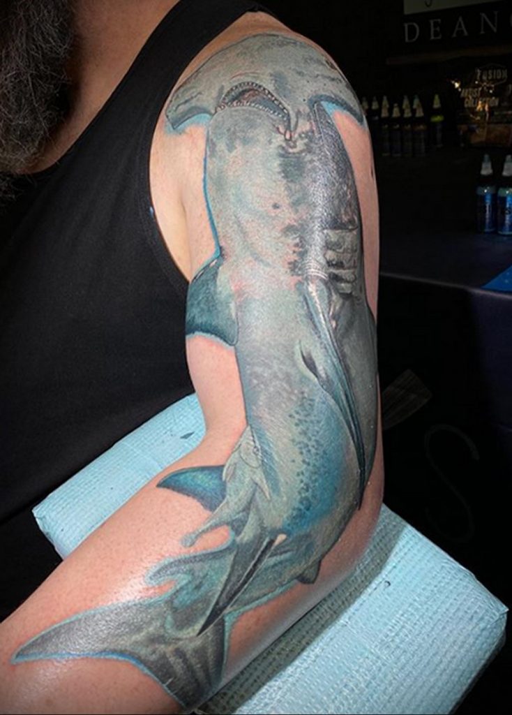 Zdjęcie tatuażu wykonane podczas konwencji tatuażu GOLDEN STATE TATTOO EXPO 2020 16