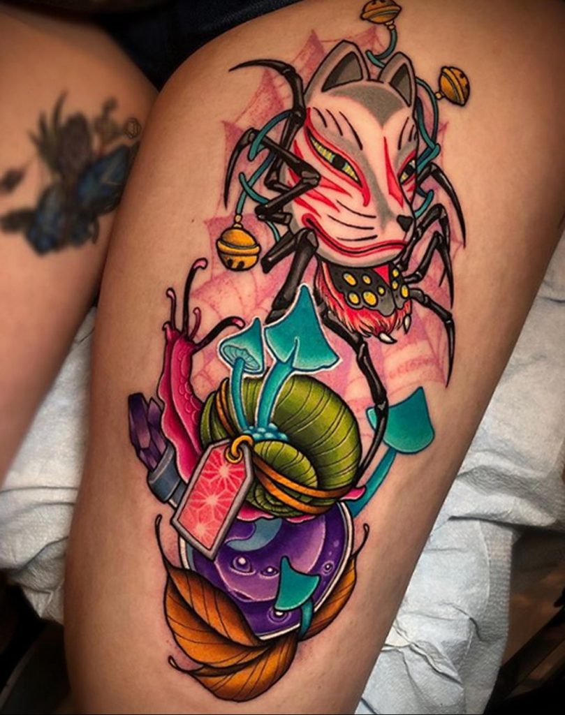 Zdjęcie tatuażu wykonane podczas konwencji tatuażu GOLDEN STATE TATTOO EXPO 2020 29