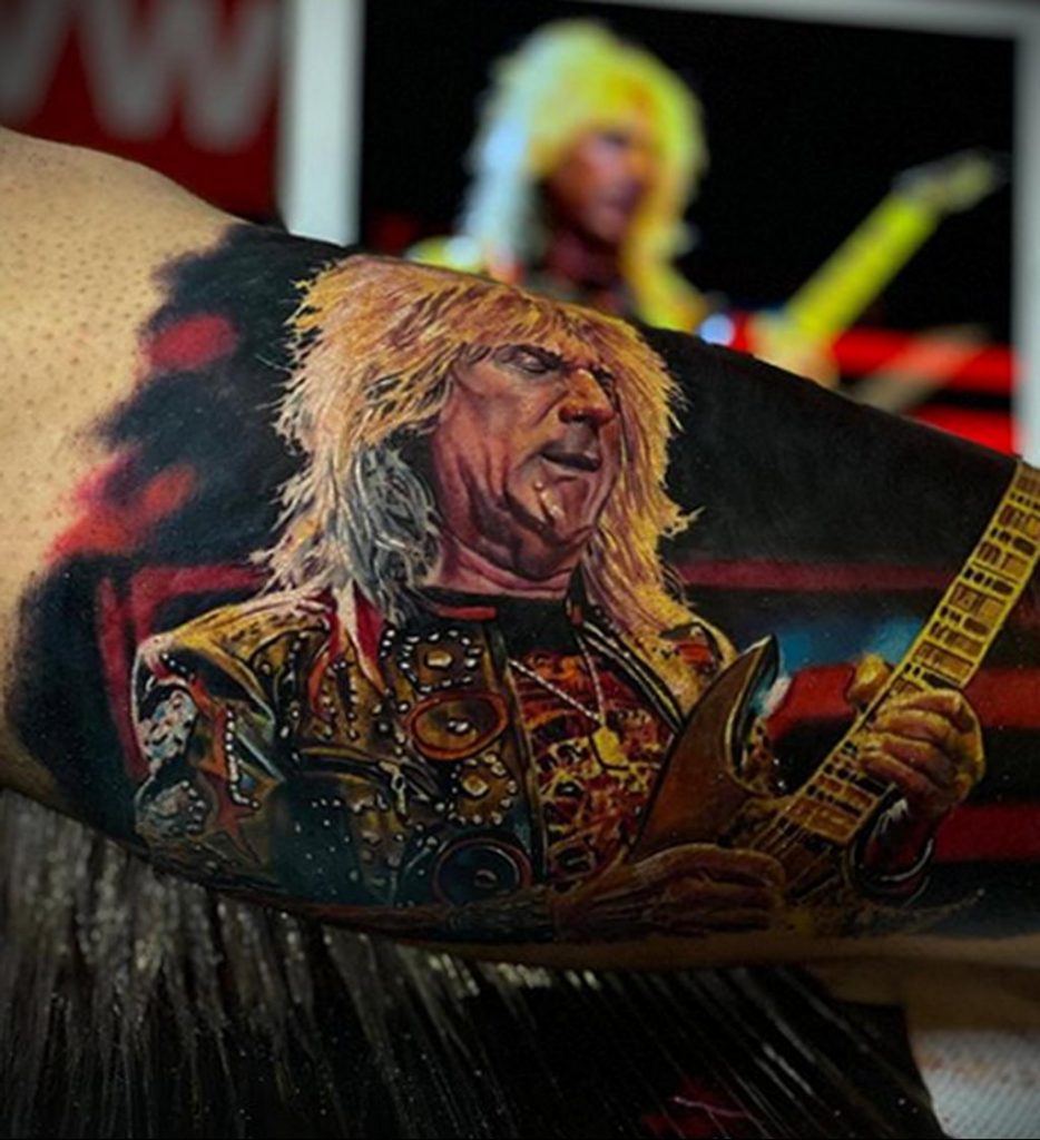 Zdjęcie tatuażu wykonane podczas konwencji tatuażu GOLDEN STATE TATTOO EXPO 2020 34