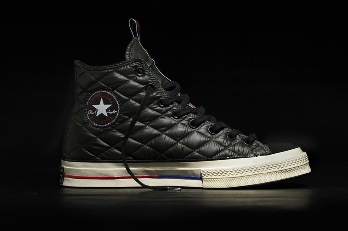 Chucks od Converse - Čierny prvý reťazec All Star Chuck '70 Down čierna Converse First String All Star Chuck 70 Down