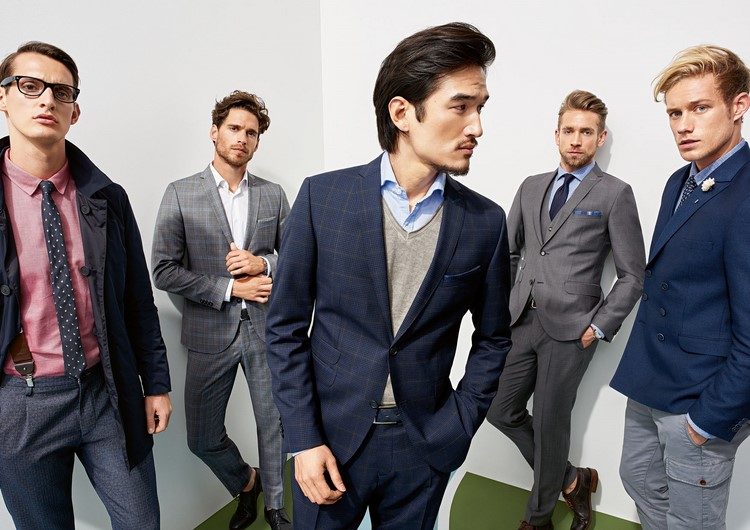 business-look-suit-modern-man-plaid-pattern