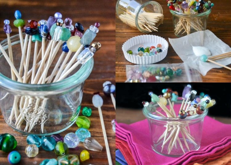 Vyrobte si vlastné ovocné špízy zo špáradiel a perál Ozdobte koktaily-vyrobte si vlastné ovocné špízy-perly-špáradlá