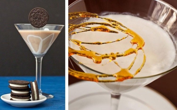 Oreo sušienky alebo karamel ako obloha likéry-sklo-zdobenie-karamel-oreo-sušienky