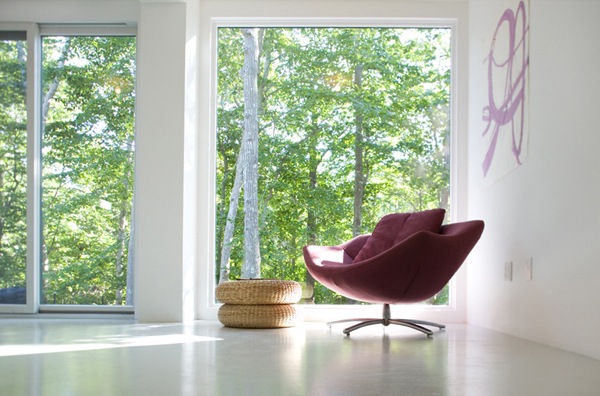 farebná dekorácia v štúdiu