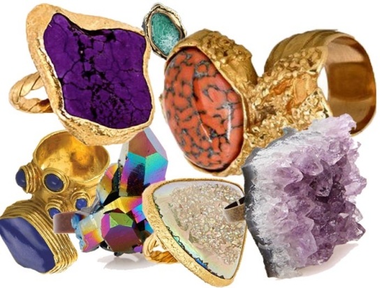 módne trendy krištáľové dizajnérske prstene od joya