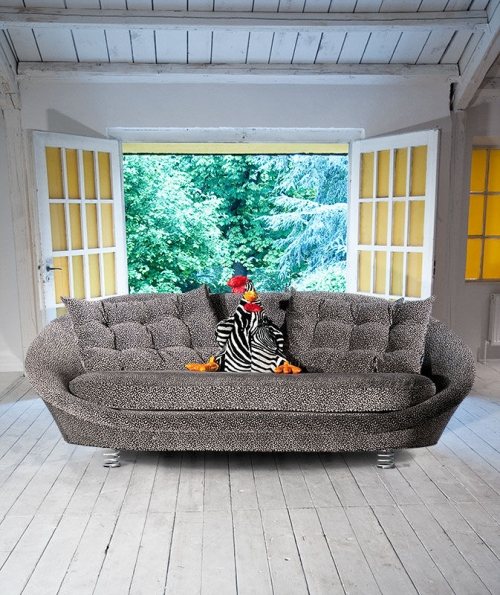 návrhy moderných interiérových sedačiek od bratov Bretzových