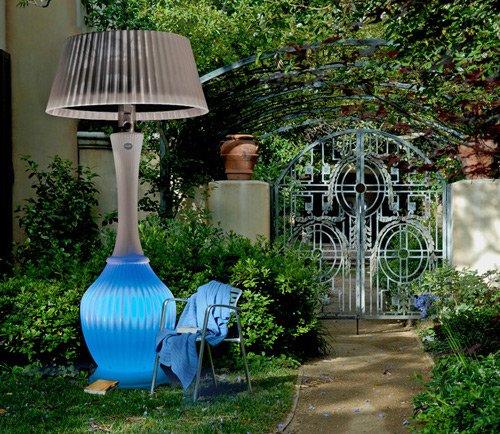 chladná lampa sálavého ohrievača záhradná terasa chladná sálavá žiarovka do záhradnej oblasti
