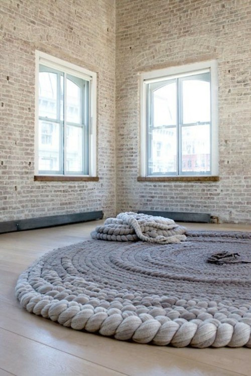 rustikálny koberec rustikálno-koberec-okrúhly