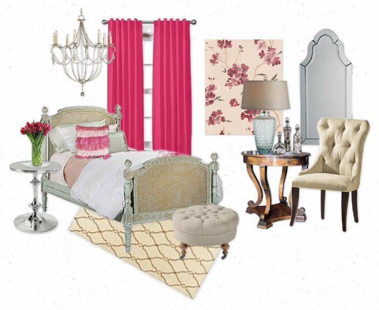 Nápady pre dievča do detskej izby Alison inšpirácia nábytok deco