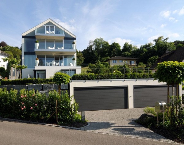 chladná chata v odľahlom švajčiarsku moderná chata v odľahlom švajčiarsku