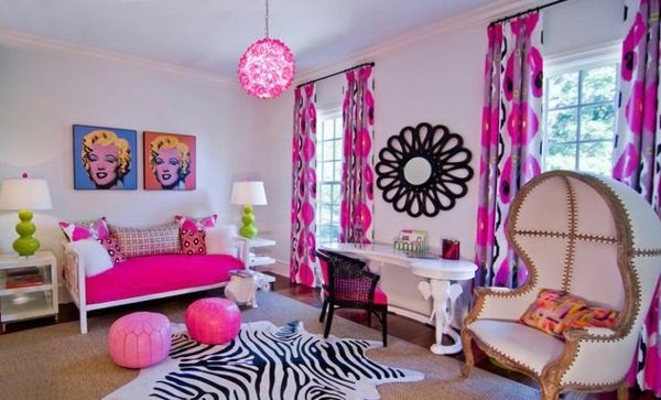 Nápady na dizajn dievčaťa v dospievajúcej miestnosti