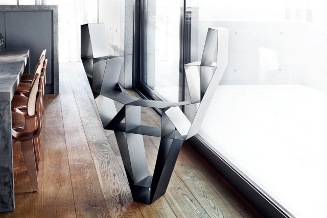 voľne stojaca policová kovová čierna parohová hlava voľne stojaci dizajn policová kovová čierna parohová hlava