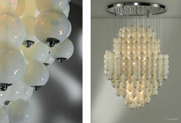 okrúhly krištáľový luster cappellini