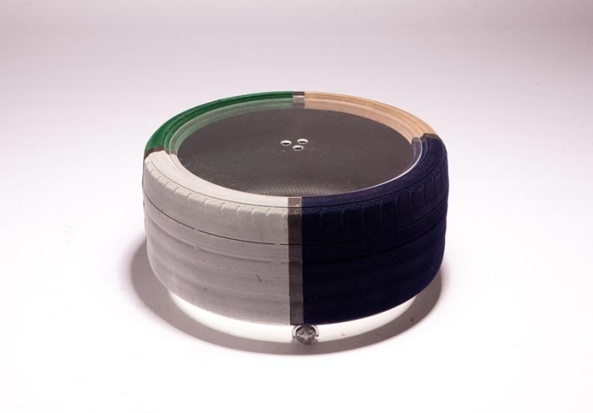 recyklácia bočného stolíka pneumatík tavometico taliansko