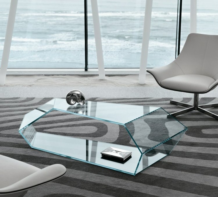 Bočný stôl obývačka obývacia izba nápady moderné minimalistické