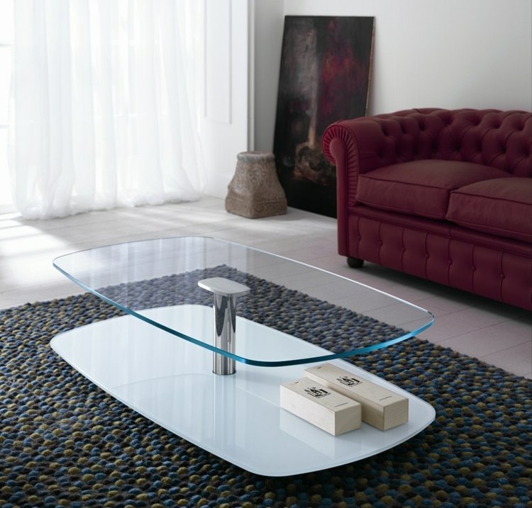 Úložný priestor konferenčného stolíka časopisy druhej úrovne