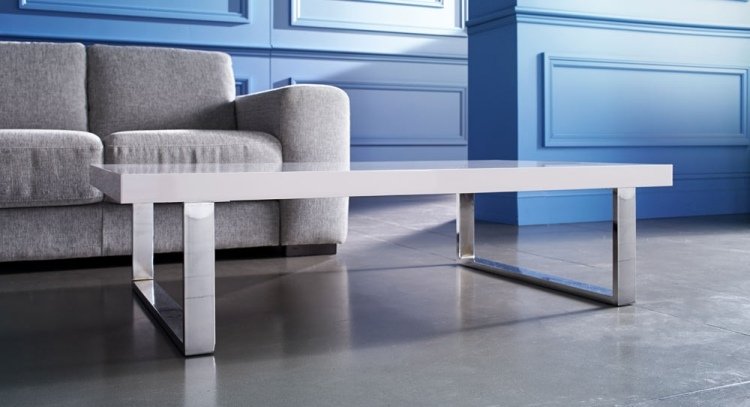 Konferenčný stolík-vysoký lesk-biela-chróm-stopy-námestie-moderný-puristický-Atlantis-Italia