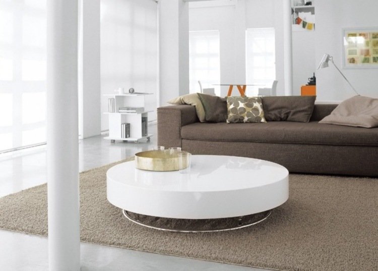 konferenčný stolík-vysoký lesk-biely-oválny-kruh-obyčajný-chróm-ARENA-Yasuhiro-Shito.jpg