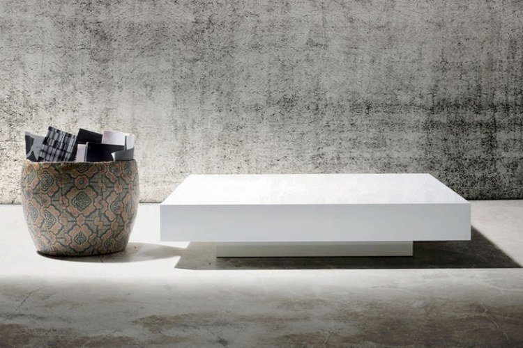 obdĺžnikový konferenčný stolík s vysokým leskom Quarzo od Dall Agnese konferenčný stolík-biely-dizajn-obdĺžnikový-QUARZO-Dall-Agnese-Industria-Mobili