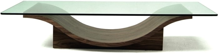 Konferenčný stolík ušľachtilý dizajn a prevedenie so sklenenou doskou