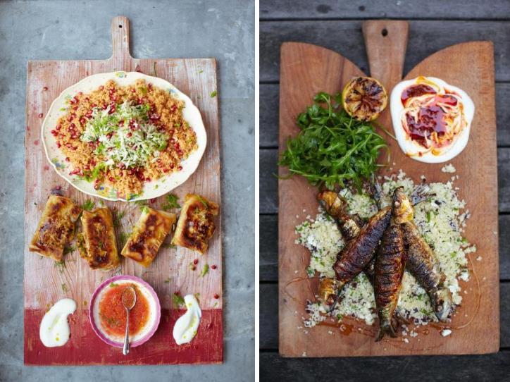 kuskus-šalát-recepty-jamie-oliver-ryba-morské plody