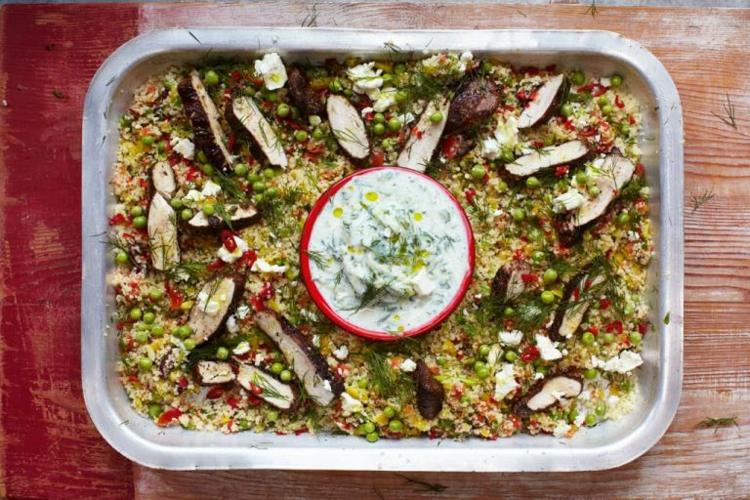 kura-kuskus-šalát-jamie-oliver