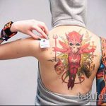 ЦВЕТНИ ТАТУИ # 794 - изключителна версия на дизайна, която може лесно да се използва за преразглеждане и приложение като цветна татуировка на китката