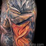 COLORED TATTOOS # 393 е готина версия на модела, която може лесно да бъде преработена и приложена като цветна татуировка на гърба