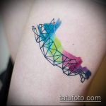 COLORED TATTOOS # 27 е готина версия на рисунка, която може успешно да се използва за усъвършенстване и приложение като цветни татуировки по тялото