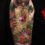 ОЦВЕТЕНИ ТАТУИ # 8 - интересна версия на модела, която може успешно да се използва за промяна и приложение като цветни татуировки