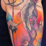 COLORED TATTOOS # 430 е готина опция за дизайн, която може лесно да се използва за трансформиране и прилагане като цветни татуировки