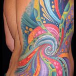 ЦВЕТНИ ТАТУИ # 501 - уникална версия на модела, която може лесно да се използва за преразглеждане и приложение като цветни татуировки на пеперуди