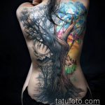 ЦВЕТНИ ТАТУИ №981 - изключителна версия на десен, която може лесно да се използва за обработка и нанасяне като цветна татуировка на пеперуди