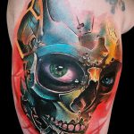 ЦВЕТНИ ТАТУИ # 537 - интересна версия на модела, която може успешно да се използва за промяна и приложение като цветни татуировки за момичета