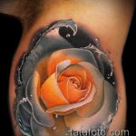 COLORED TATTOOS # 443 е готина версия на модела, която може успешно да се използва за трансформиране и прилагане като татуировка с цветна лисица