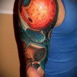 ЦВЕТНИ ТАТУИ # 723 - достойна версия на модела, която може успешно да се използва за обработка и нанасяне като цветни татуировки по тялото