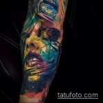 ЦВЕТНИ ТАТУИ # 132 - уникална версия на модела, която може лесно да се използва за трансформиране и прилагане като лъв цвят на татуировка