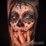 ОЦВЕТЕНИ ТАТУИ # 403 - интересна версия на модела, която може да се използва добре за трансформиране и прилагане като татуировка на цветна лисица