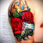 COLORED TATTOOS # 561 е готина версия на картината, която може лесно да се използва за усъвършенстване и приложение като татуировка с цветна лисица