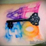 ЦВЕТНИ ТАТУИ №322 - интересна версия на модела, който може успешно да се използва за обработка и нанасяне като цветна роза за татуировка