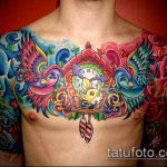 ЦВЕТНИ ТАТУИ # 982 - готина версия на модела, която може лесно да се използва за трансформиране и прилагане като цветна татуировка на гърба