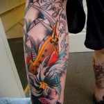 COLORED TATTOOS # 904 - готина версия на модела, която може успешно да се използва за трансформиране и прилагане като бухал за цвят на татуировка