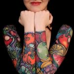 ОЦВЕТЕНИ ТАТУИ № 24 - готина версия на картината, която може да се използва добре за обработка и нанасяне като цветна роза за татуировка