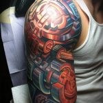 ОЦВЕТЕНИ ТАТУИ # 572 - интересна версия на модела, която може успешно да се използва за трансформиране и прилагане като цветни татуировки на ръката