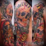 ОЦВЕТЕНИ ТАТУИ # 455 - интересна версия на модела, която може лесно да се използва за промяна и приложение като татуировка с цветна лисица