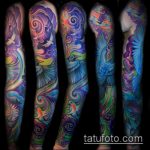 ОЦВЕТЕНИ ТАТУИ # 261 - готина версия на модела, която може успешно да се използва за трансформиране и прилагане като бухал за цвят на татуировка